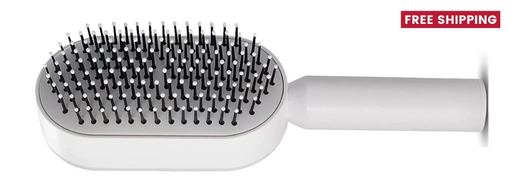 Experience pain-free brushing and stunning hair daily with our seamless detangling brush, expertly designed to prevent breakage and detangle knots.